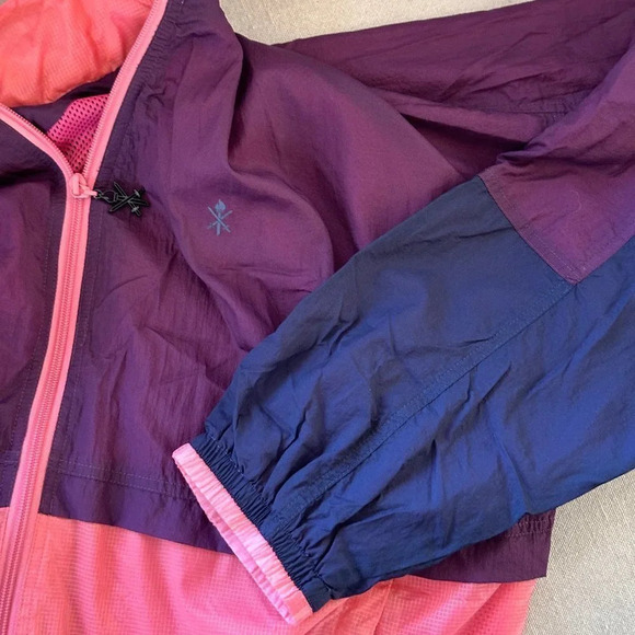 NWT Opening Ceremony Color Blocked Nylon Jacket with Hidden Hood - Men's XL - Picture 9 of 11